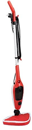Scopa A Vapore Pulitore A Vapore Scopa A Vapore per Uso Domestico Multifunzione Ad Alta Temperatura Sterilizzazione E Decontaminazione Macchina Elettrica con Rastrellamento (Color : Red)