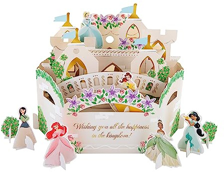 Hallmark Birthday Card - 3D Pop Up Disney Princesses Design