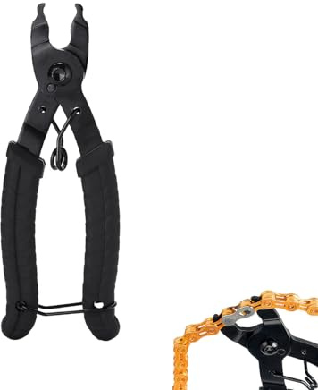 aqlbhz Universal Bicycle Chain Tool Bike Chain Tool for 7 8 9 10 Speed Chain Link Road Bike Tool Kit Suit for Road Mountain Sports Bike Bike Chain Splitter Cutter Breaker(Black)