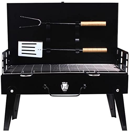 Barbacoa portátil de Gas, carbón Plegable, Barbacoa de Acero Inoxidable para Exteriores, Cocina de Acampada, Herramientas de Barbacoa para Picnic