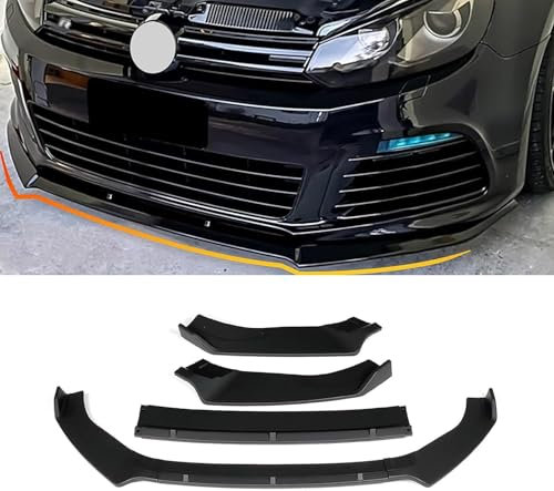 Auto Frontspoiler Lippe für Golf 6/7/7.5/8 MK6 7 8 GTI, Frontstoßstange Lip Spoiler Anti Kollisions Vorne Unten Stoßstangen Protector,normal Golf 7/7.5 GTI