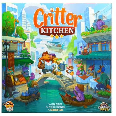 Lucky Duck Games Critter Kitchen | Strategy Game | Chefs Compete for a Restaurant Critic | 1-5 Players, Ages 12+