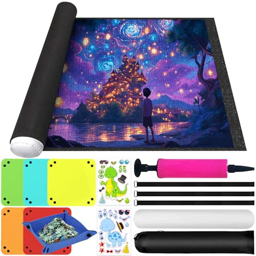 ZUSUZU Tappeto Puzzle,Tappetino Puzzle,Risparmio Puzzle,Puzzle Roller,Puzzle Mat 3000 2000 1500 Pezzi