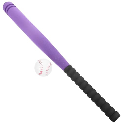 OFFSCH Béisbol Infantil de Goma Seguro y Duradero Bate y Pelota Suaves para Niñas Accesorio Divertido al Aire para Desarrollar Habilidades Motoras y Coordinación Color Color Aleatorio
