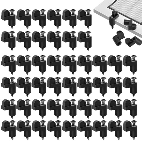 Clips Retenedores De Mosquiteros 48 Piezas de Sujetador Resistente de 9.5