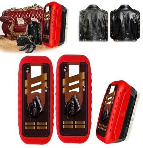 2-in-1 Leather Cleaner and Conditioner,Multi-use Leather Oil Care Brush-Repair Leathers Surfaces Scratches,Restores Soften Protector Leathers Furniture,Car Seats,Shoes,Boots,Purses,Bags,Jackets (2PCS)