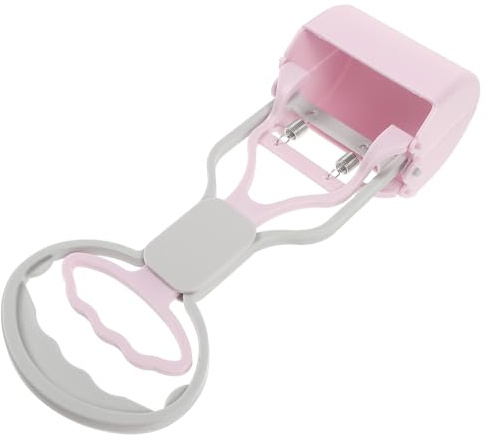 HOMSFOU Ramasse-crottes Portable en Plastique Résistant à l'usure, Couleur Violet Tarte la Patate Douce, Taille Compacte, Pince à Crottes pour Chien et Chiot, Accessoire pour Promenade