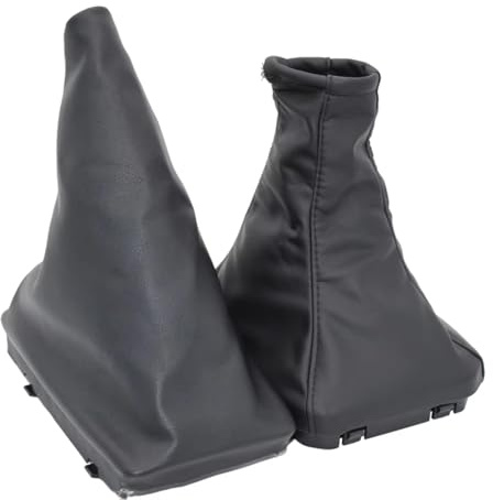 Schaltmanschette Für Opel Für Vauxhall Für Corsa C (00-06) Für Tigra B (04-09) Für Combo C (01-03) PU-Leder-Handbremsen-Schaltmanschetten- Schaltsack(Gear gaiter set)