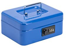 Sterling CB02CBL 8 Combination Lock Cash Box,Blue
