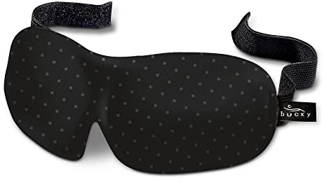 Bucky 40 Blinks No Pressure Beauty & Travel Eye Masks, Gray Dots