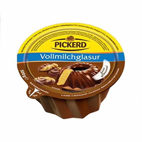 Pickerd Vollmilchglasur zum glasieren von Kuchen und Plätzchen 500g