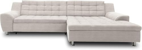 DOMO. collection Ecksofa Merida, Sofa in L-Form, Eckcouch, Couch-Garnitur, Polsterecke 304 x 200 x 84 cm (BxTxH), beige