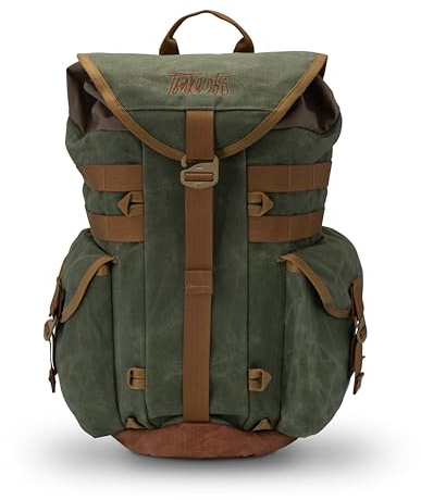 Tonka250 Pirschbeutel Jagdrucksack Rucksack Made in Germany Gewachste Baumwolle MOLLE Wanderrucksack (Coyote (Braun))