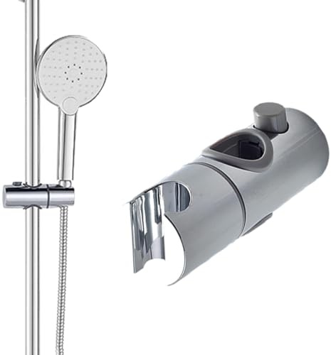 Duschkopf Halterungen - 18-25 Mm Verstellbar Brausehalter Duschhalterung Für Handbrause, Handbrause Halterung, 360 Grad Drehbare Sprühhalterung, Knopfsitzdüse, Mittlere Steckdose, Schiebehülse