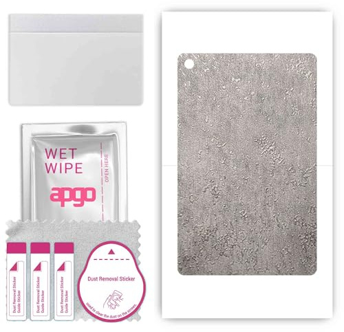 apgo Skin Sticker Film Foil Vinilo lámina para la Parte Posterior del teléfono Inteligente para Motorola Moto Tab G62 LTE Hormigón