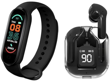 EKO ! Pack Sport – Bracelet Connecté Life avec Suivi Santé et Écouteurs Bluetooth TWS Imagine – Compatible iOS/Android, Bluetooth 5.3, IP67 (Noir)