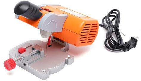 Electric Mitre Saw Machine, 90W 7800r/min Portable Mini Chop Saw, Max 45° Table Saw 5cm Saw Blade Size Mini Cut Off Machine 2.54cm Cutting Depth Mini Miter Cut-Off Saw Kit