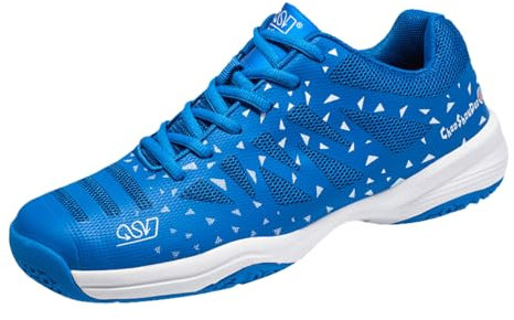 Leichtrit Scarpe da Ping Pong,Scarpe da Tennis da Uomo,Scarpe da Badminton Donna,Badminton Squash Shoes,Leggere Antiscivolo,Morbide Traspiranti,per Squash Ping Pong Pallavolo Basket E Sport al Chiuso