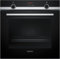 Siemens HQ574AER3 iQ300 Horno empotrado con soporte de vapor, 60 x 60 cm, limpieza por pirólisis, calentamiento rápido, 10 programas automáticos, aire caliente 3D, telescópico extensible extensible