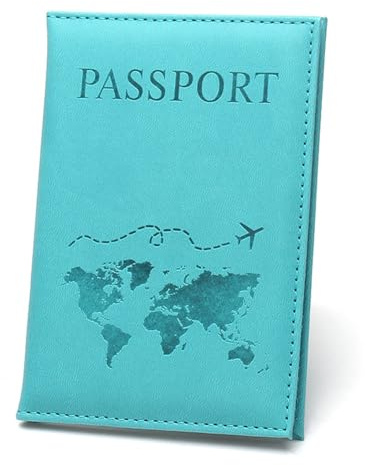 GreatRise 2 Stück PU Leder Reisepasshülle Damen und Herren Personalisiert Reisepass Organizer Reisemappe Passport Cover Kreditkarten Schutzhüllefür Ausweis Reisedokumente Karten Rot