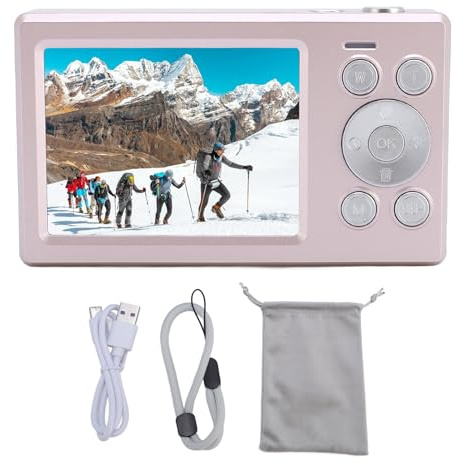 Appareil Photo Numérique, 2,8 Pouces + 1,4 Pouces Double écran HD Zoom 16x Appareil Photo Vintage, Appareil Photo Portable | Appareil Photo Numérique Compact pour Débutant