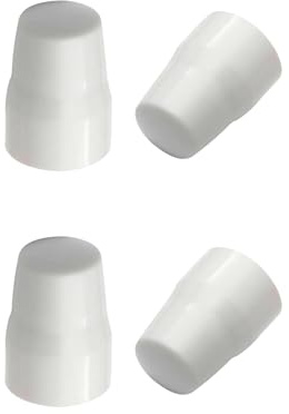4PCS Radiator Valve Caps, Universal Push-Fit Radiator Caps for Safety, White Durable Plastic Covers for Home and Vehicle Radiators
