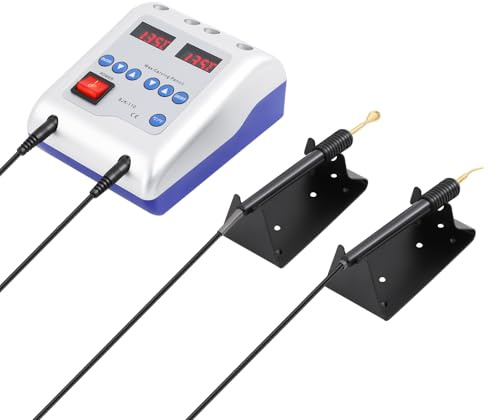 Machine à cirer électrique numérique - Double stylo à 6 pointes - Appareil de sculpture de cire dentaire pour dentaire, bijoux, modélisme - Outil chauffant avec réglage de la température 50-200 °C