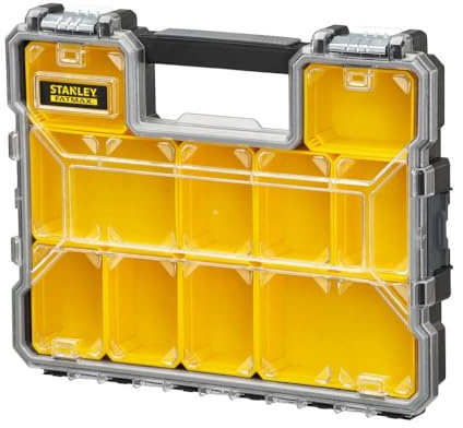 Stanley by Black & Decker Coffret de Rangement 1-97-517 (L x l x h) 44.6 x 7.5 x 35.7 cm Nombre de Compartiments: 10 1