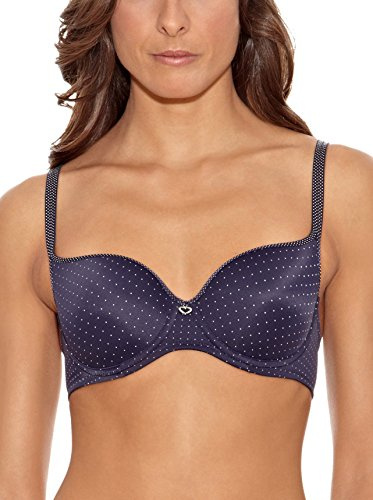 Selene Francesca Sujetador Copa Foam con Aros para Mujer Azul, B.90