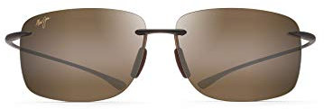 Maui Jim Unisex Sunglasses, hcl Hema Rootbeer Matte, L