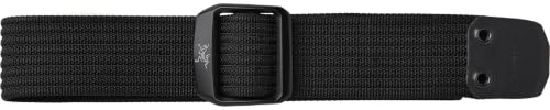 Arc'teryx Conveyor Belt 38mm Unisex | 38mm Webbing Belt with a Metal Buckle | Black, Medium