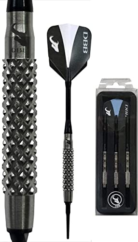 DBB Freccette punta plastica Power Tungsten 90% - Peso dardo completo 20 gr. Freccette per bersaglio elettronico o bersaglio di punta in plastica