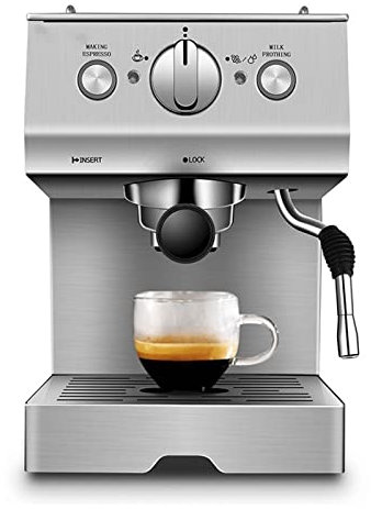 DieffematicKF Coffee Machines Espresso Machine Pressure With Milk Frother Steam Wand For Cappuccino, Latte And Mocha Cafe Hotel
