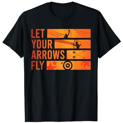 Bogensport, Bogenschütze, Bogenschießen, Pfeil und Bogen T-Shirt