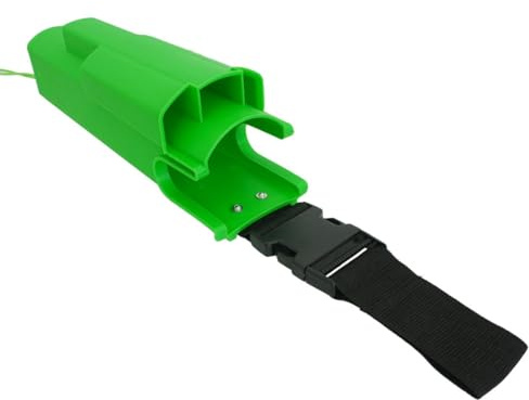Xero Window Cleaning Holster- Detachable Side Bucket on a Belt Squeegee Holder and Tool Belt -Green
