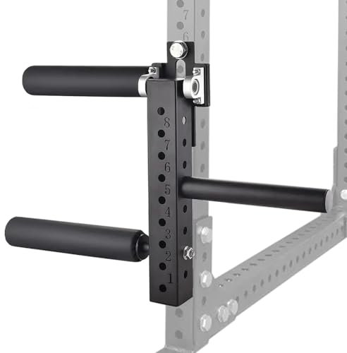 Hydravex Beinkraft-Extensions- und Curl-Trainingsgerät für Sportler im Sitzen, Verstellbarer Aufsatz für Fitnessgeräte für die Beine, 16/18/26 mm Fitness-Kniebeugenständer-Zubehör,25mmDiameter-16mm