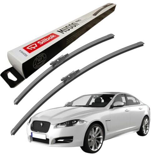 Silbak Windscreen Wipers, fits for JAGUAR XF (03/2008-10/2015) Front Wiper Blades, 600mm/450mm