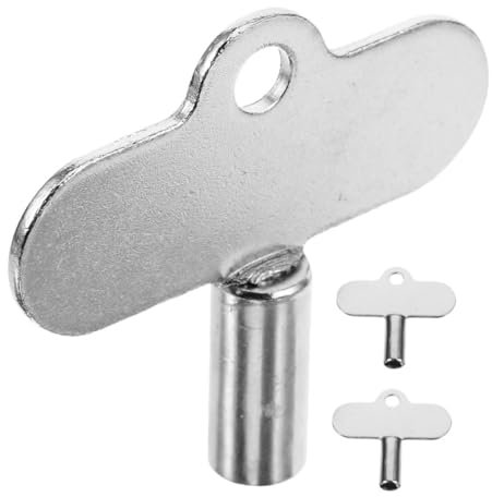 POPETPOP 3pcs Plumbers Tool Key Radiator Air Vent Key Solid Construction Ergonomic Design Easy to Use