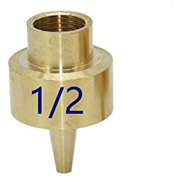 TYBOPHQJ Gardening Irrigation Dripper Female 1/2 3/4 Brass Ornamental Fountain Sprinklers Nozzles Sprinkler Nozzle for Garden Pond Landscape 7pcs