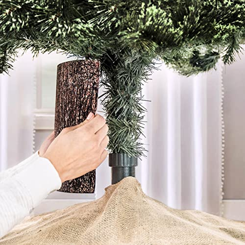 Artificial Christmas Tree Collar, Tree Base Cover Skirt, Decorative Bark