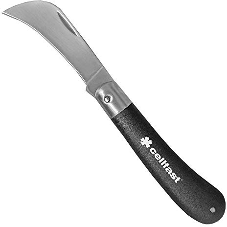 Cellfast Trädgårdskniv, trädgårdskniv, trädgårdsmästarkniv, blomkniv, okulieringskniv