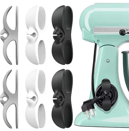 MERYLAND 6pcs Organizador de Cables Organizador cables Recoge Cables Electrodomesticos Sujetacables Organizador Cables Escritorio Soporte Cables