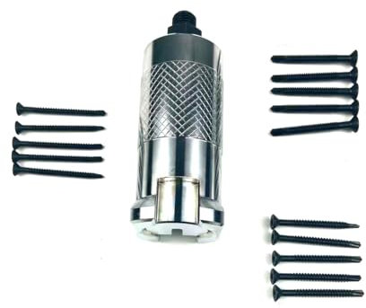 QiDAi Euro-Zylinderschloss Abzieher mit 10 Stück/Beutel-Nägeln, Universal-Nagelzieher für Schlösser, Lockpicking-Werkzeuge, Entfernen von Schließzylinder (mit allen Nägeln)