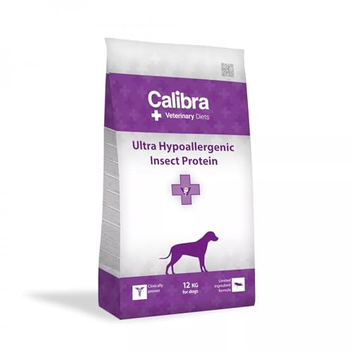 Nourriture vétérinaire sèche pour chien hypoallergénique CALIBRA VD Dog ULTRA Hypoallergenic INSECT 12kg