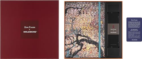 Moleskine Cofanetto da Regalo Anno del Drago di Zeng Fanzhi, Ed. Limitata, Sketchbook A4 Copertina Rigida, 5 Matite Colorate e Buste Portafortuna in Scatola Riutilizzabile, Collezione Asiatica 2024