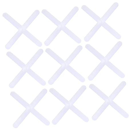 POPETPOP 1mm/1.5mm Ceramic Tile Spacer 2000pcs Cross Glue for Tiling Ceramic Wall Floor