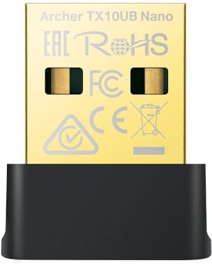 TP-Link Archer TX10UB Nano AX900 Nano Wi-Fi 6 Bluetooth 5.3 USB Adapter, Lower Latency, Higher Efficiency, and Less Congestion, Advanced Security with WPA3