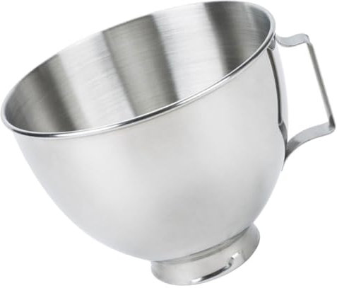 LIFKOME Bol Mélangeur Inox Avec Poignée Bol De Remplacement Pour Robot Ménager Cuve Polyvalente Pour Pâtisserie Marinade Et Préparation Culinaire