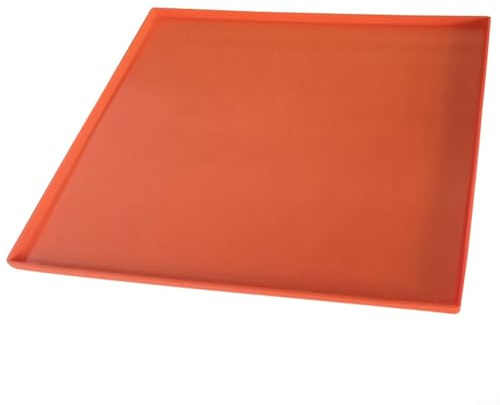 Tapis de barbecue réutilisable en silicone résistant à la chaleur et imperméable, offrant une poêle à frire et réduisant les efforts de nettoyage après la cuisson (71,1 cm)