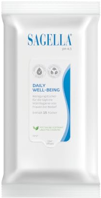 Sagella Hydramed Intimwaschlotion Tücher - Sanfte Reinigung und Feuchtigkeitspflege für den Intimbereich